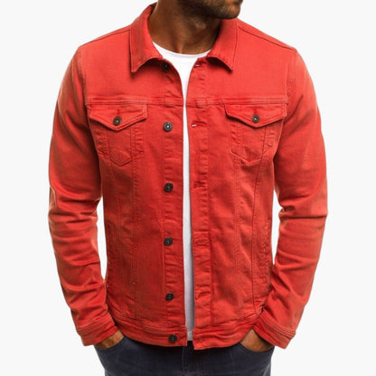 Veste en jean ajustée à la mode - Look quotidien élégant