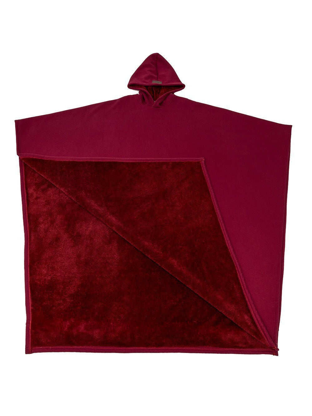 Poncho douillet en polaire douce pour femme