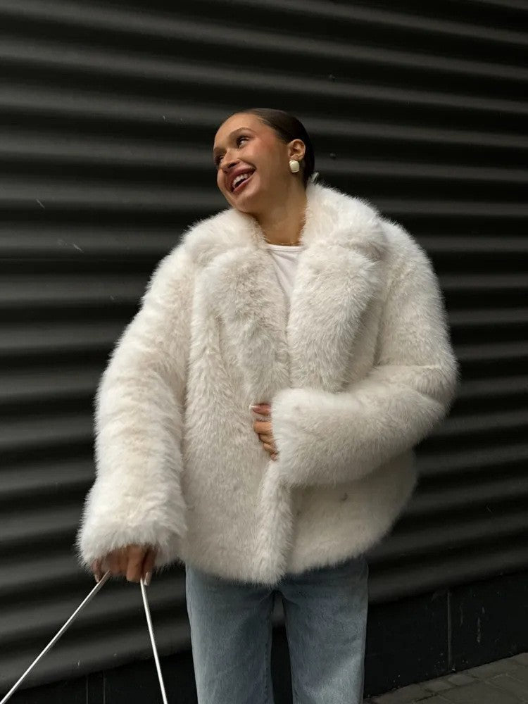 Manteau polaire femme chaud élégant