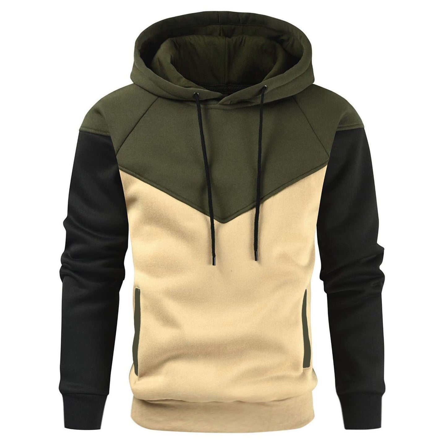 Pull homme tendance à motif géométrique
