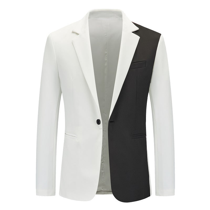 Blazer homme coupe moderne détails contrastants