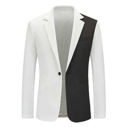 Blazer homme coupe moderne détails contrastants