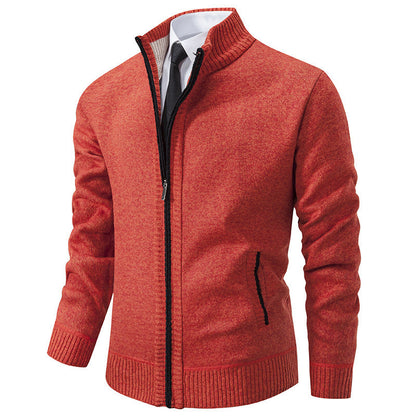 Veste de sport homme Col montant Fermeture éclair Moderne