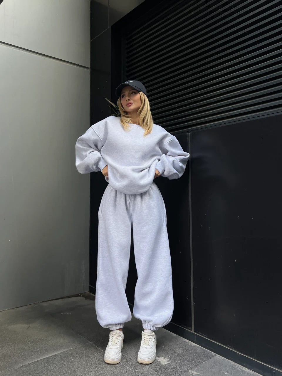 Ensemble Homewear Oversize Femme Confortable Élastique