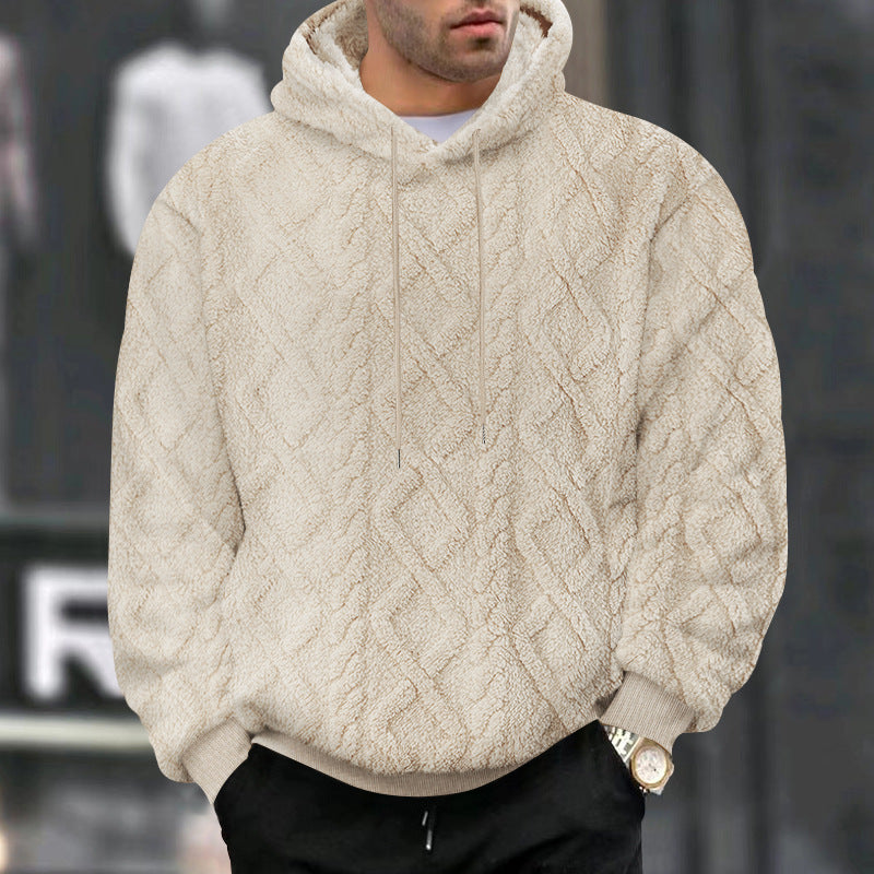 Pull-over homme ultra-doux maille texturée