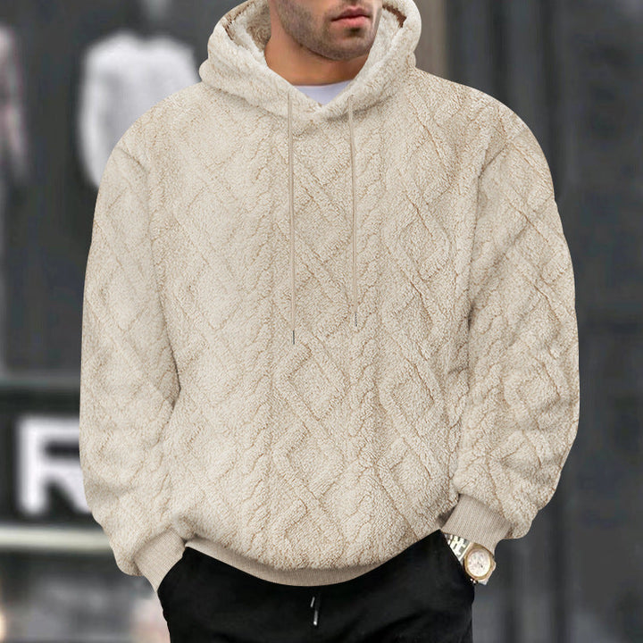 Pull-over homme ultra-doux maille texturée