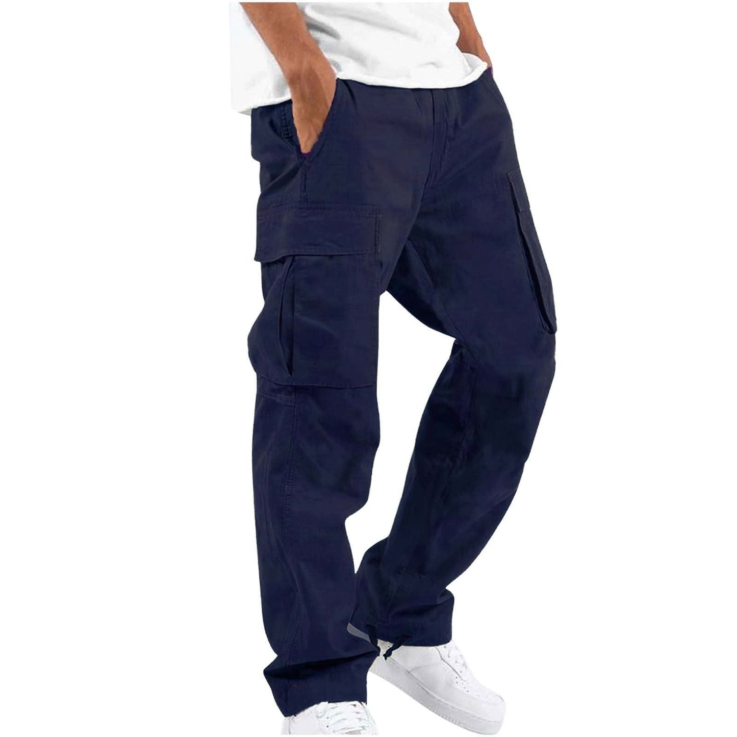 Pantalon cargo confortable et élastique