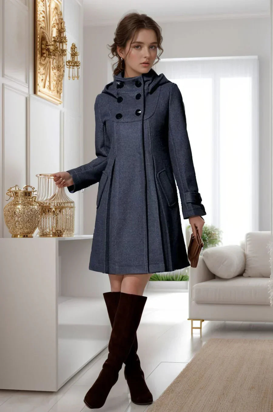 Gaia - Élégant Manteau pour Femme