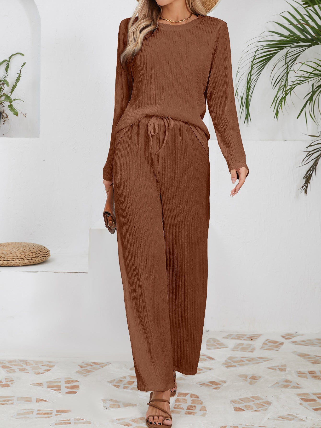 Ensemble de salon pour femmes Léger Extensible Confortable