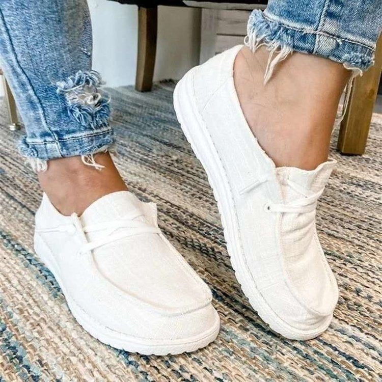Chaussures Slip-On Femme Confortables Élastiques Antidérapantes