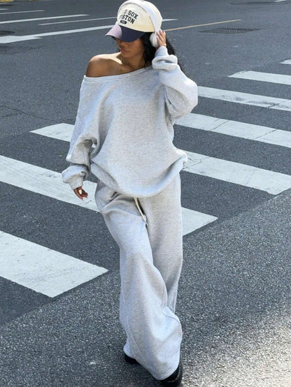 Ensemble de survêtement femme confortable oversize