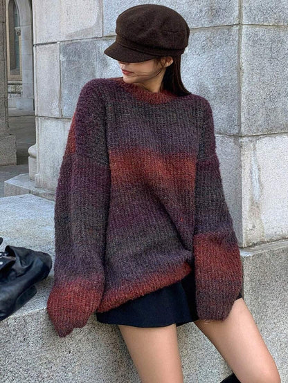 Pull Oversize Femme Doux Couleurs Tendance