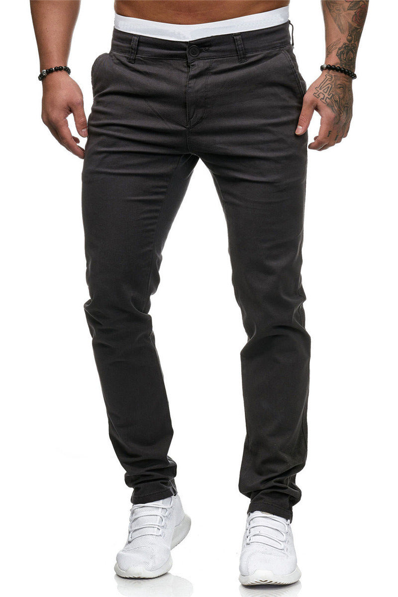 Pantalon Chino Homme Slim Fit Élégant Confortable