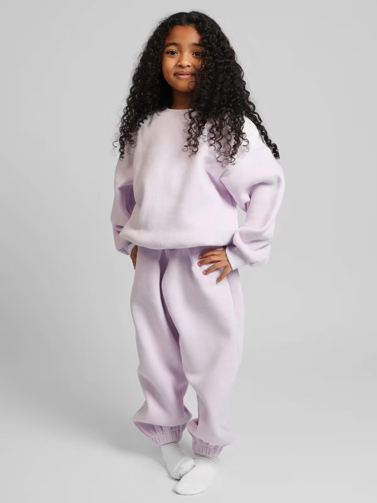 Ensemble femme : sweat de running et pantalon de jogging Confortable