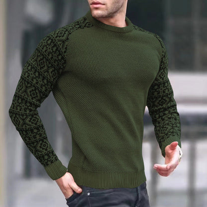 Pull en maille homme Motif graphique Style tendance