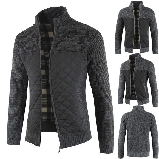 Herren Hybridjacke Modern Strukturiert - IdealeKleiden