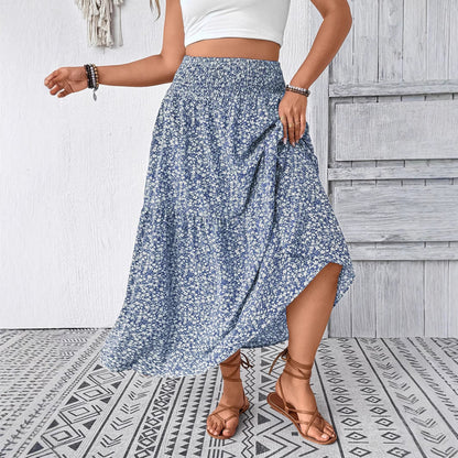 Jupe longue femme florale élégante