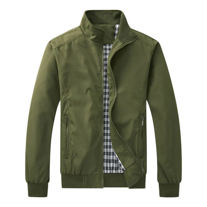 Veste mi-saison légère pour homme avec col montant