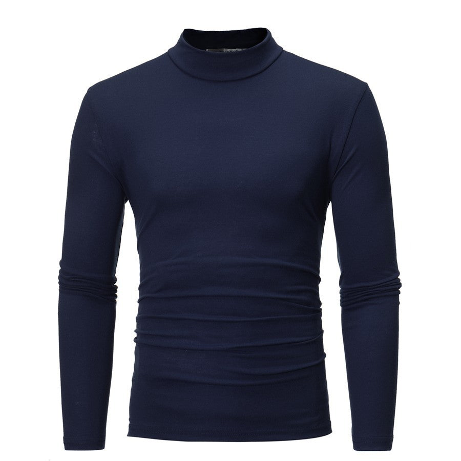 Pull col roulé homme coupe ajustée élégant