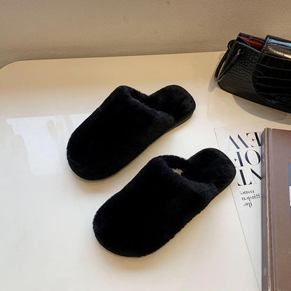 Pantoufles en peluche pour femmes, douces et confortables