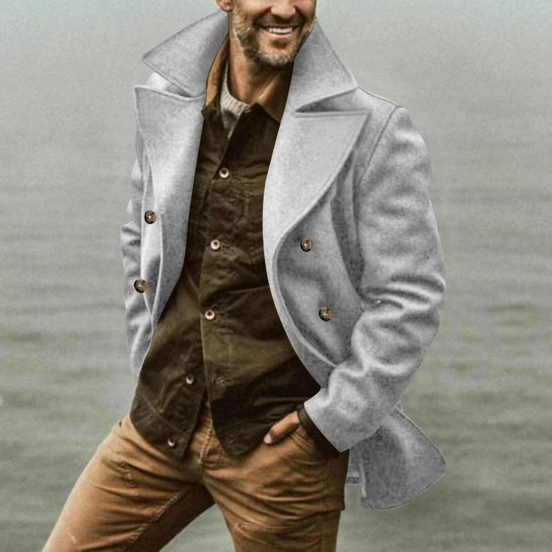 Manteau d'hiver homme moderne chaud isolé