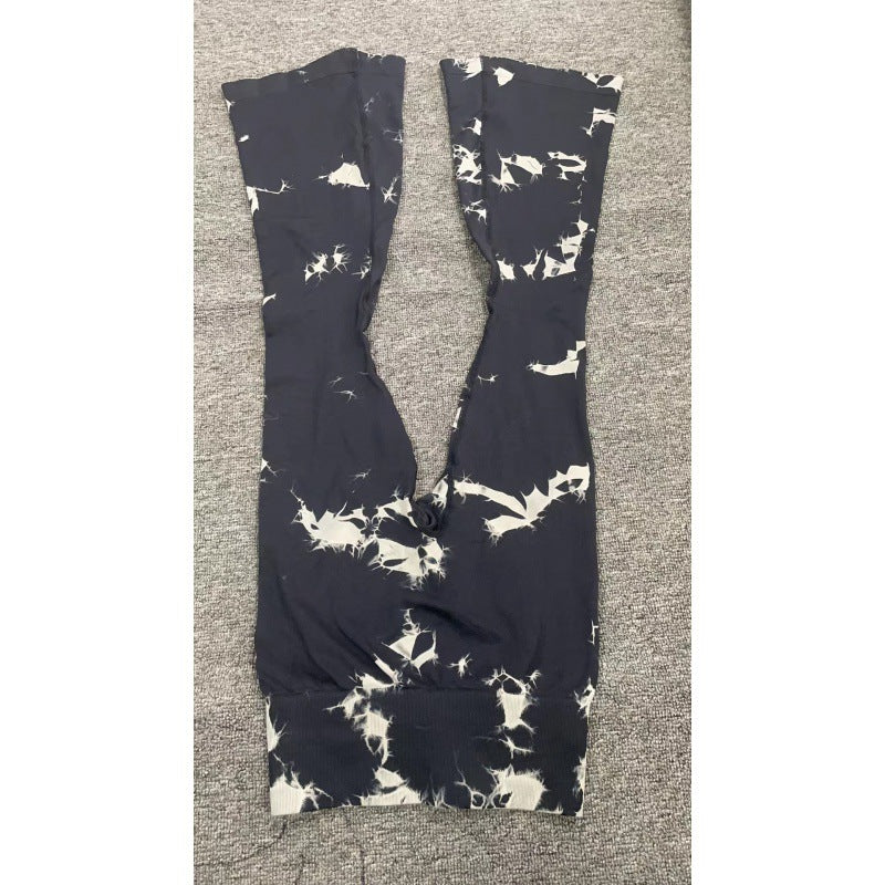 Pantalon de yoga pour femmes, motif batik élégant