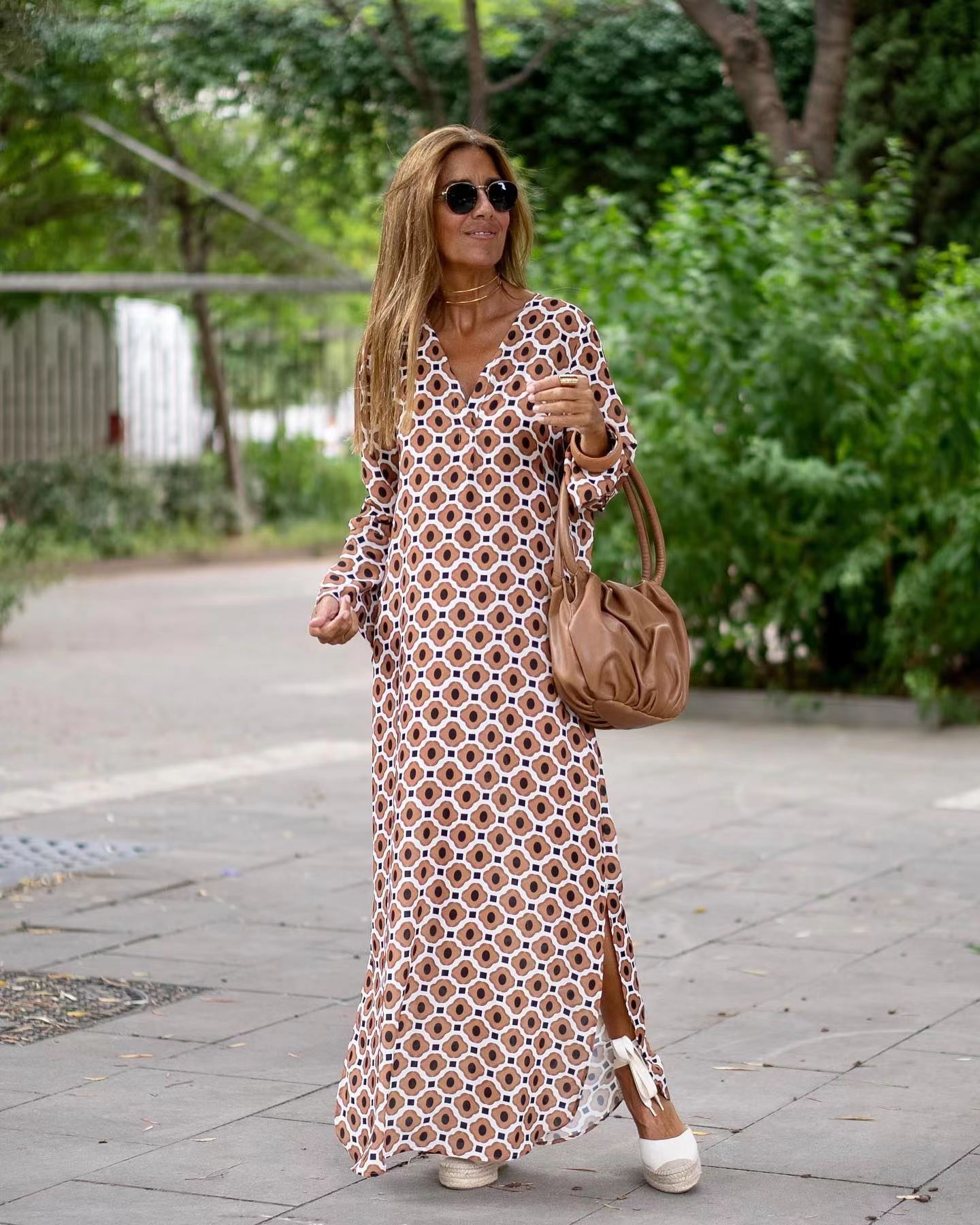 Robe longue femme Tendance Moderne Robe d'été
