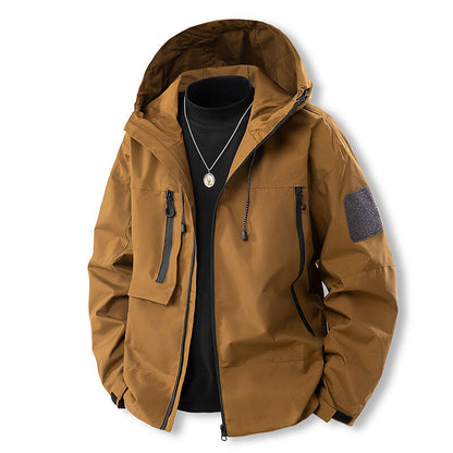 Veste d'extérieur pour homme imperméable fonctionnelle