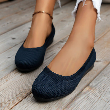 Chaussures tricotées pour femmes Élastiques Confortables