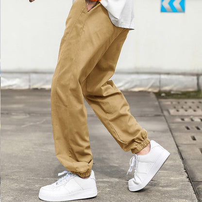 Pantalon cargo confortable pour homme avec taille élastique