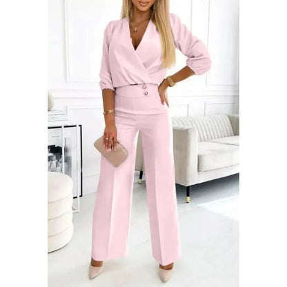 Combinaison élégante Femme Large Jambe Robe de Soirée