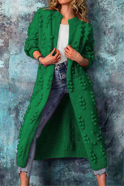 Cardigan long stylé, design élégant