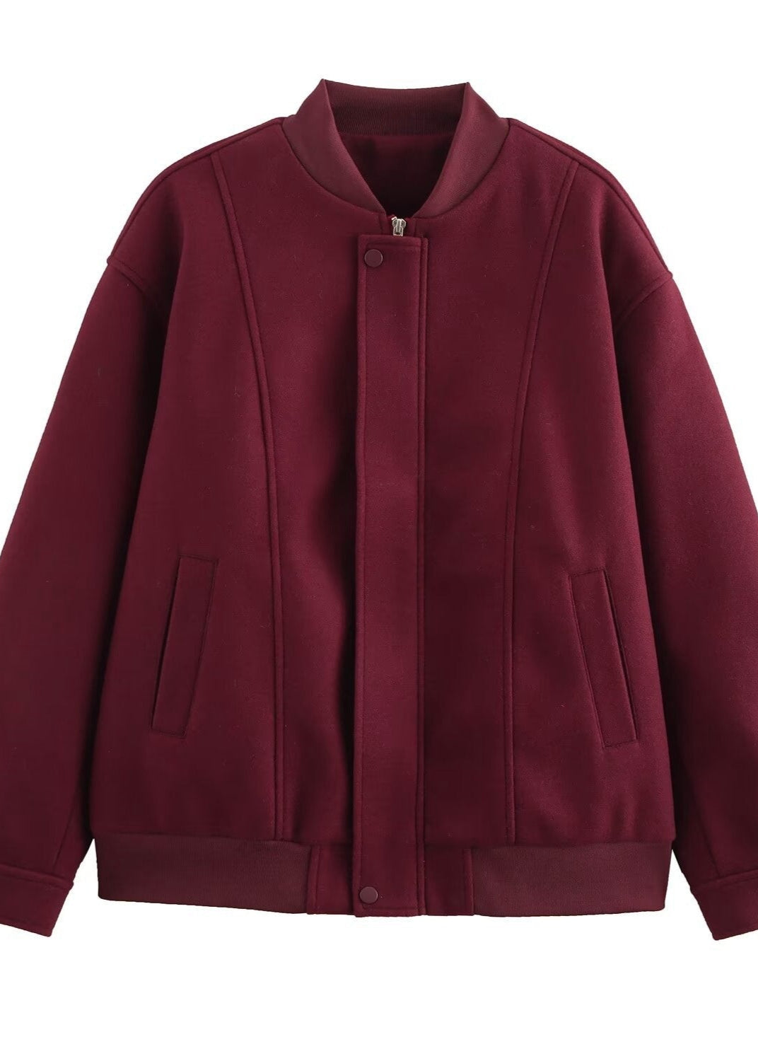 Blouson aviateur style universitaire sportif