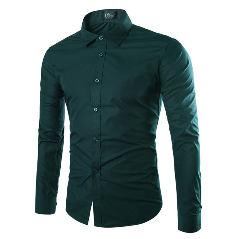 Chemise homme élégante manches longues moderne