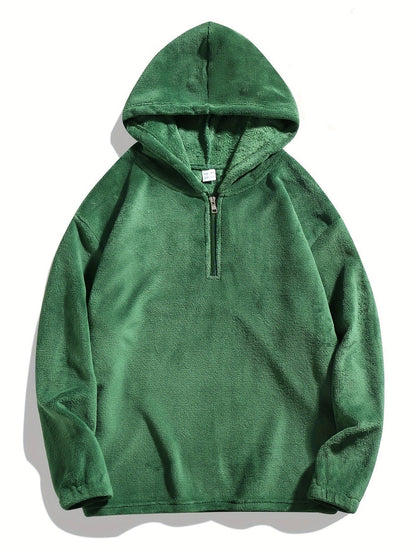 Sweat à capuche en micropolaire douce pour femme