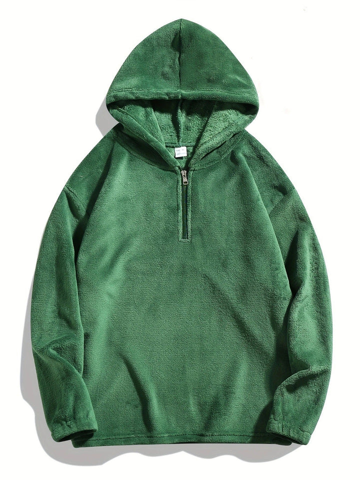 Sweat à capuche en micropolaire douce pour femme