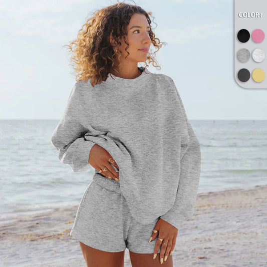 Damen Oversize Sweatshirt Großzügig Komfortabel - IdealeKleiden