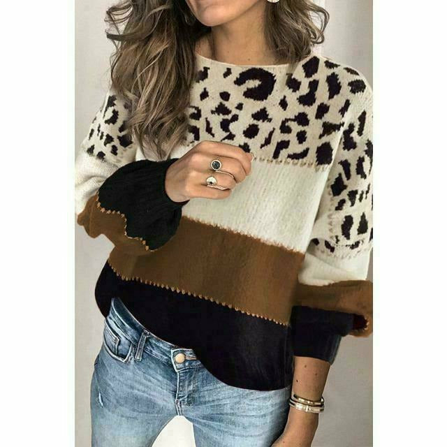 Pulls léopard tendance femme