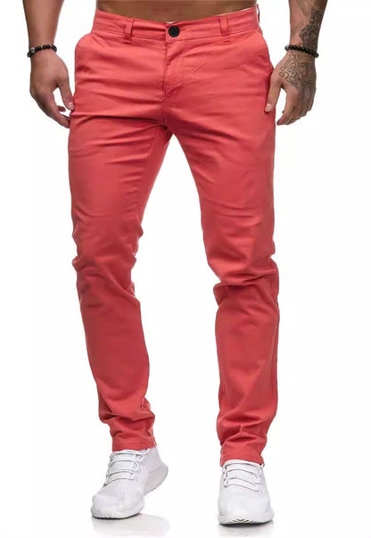 Pantalon Chino Homme Slim Fit Élégant Confortable