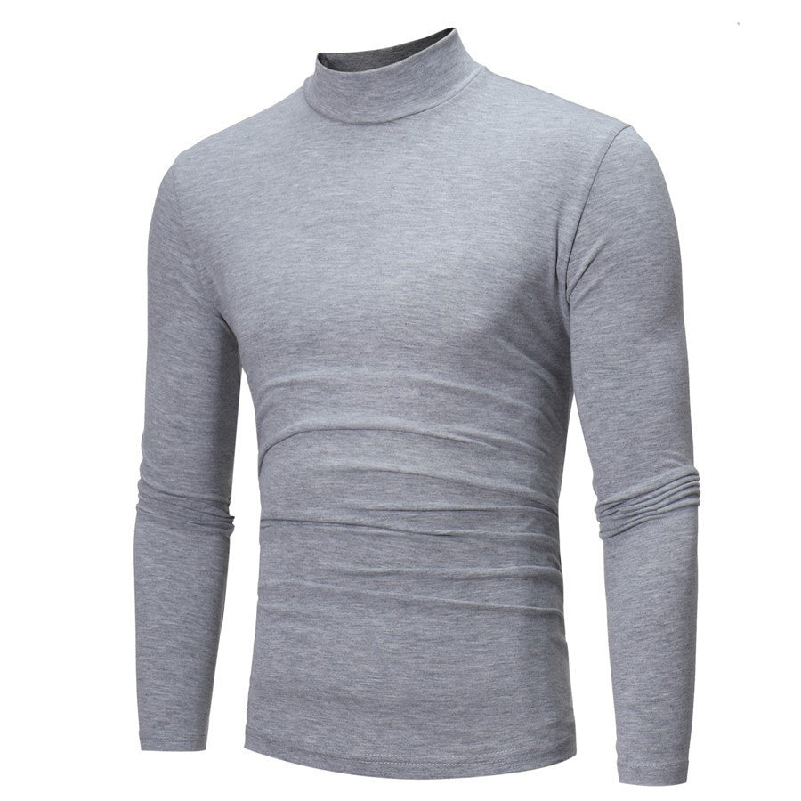 Pull col roulé homme coupe ajustée élégant