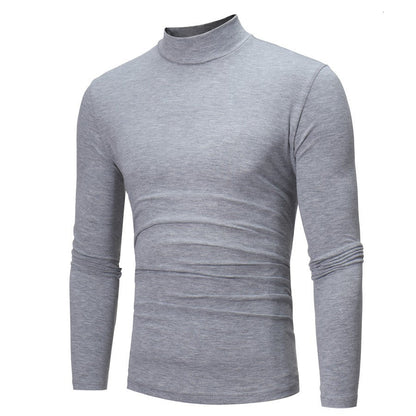 Pull col roulé homme coupe ajustée élégant