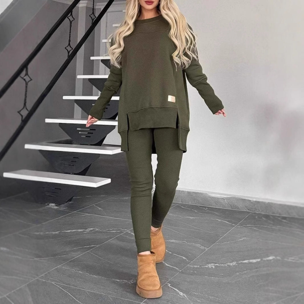 Robe pull grande taille Douce Fentes longues