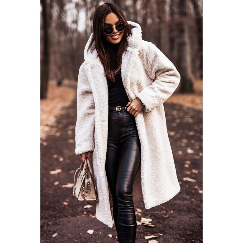 Manteau oversize femme doux et confortable