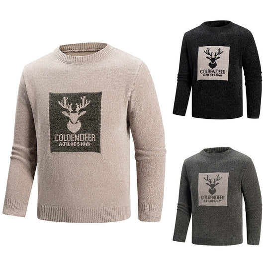 Herren Pullover Grafik Design Trendy Style - IdealeKleiden