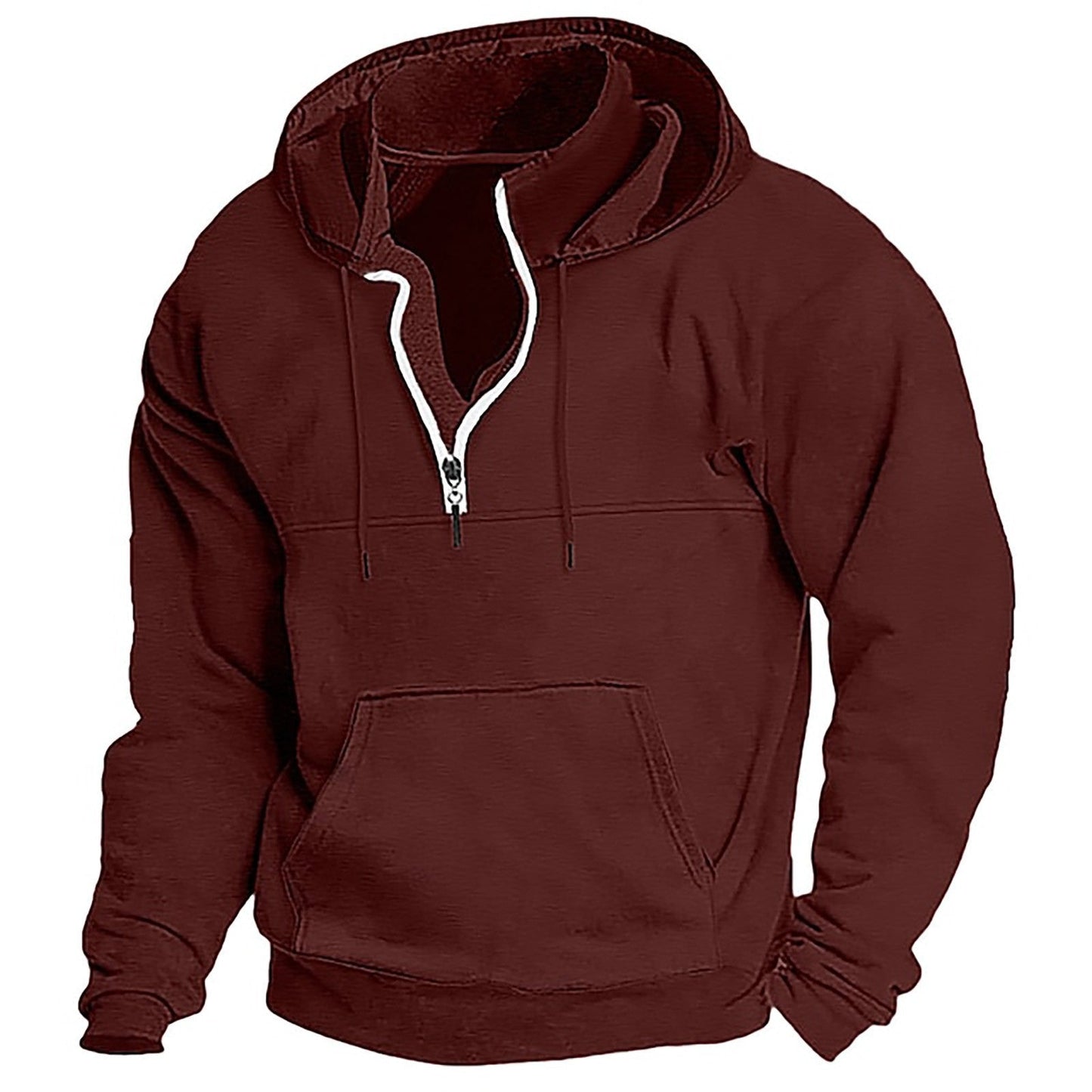 Sweat-shirt à capuche homme Confortable Fermeture éclair