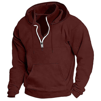Sweat-shirt à capuche homme Confortable Fermeture éclair
