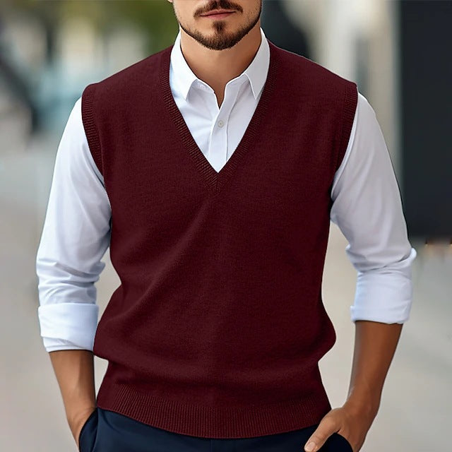 Robe élégante Col en V classique Légère Confortable