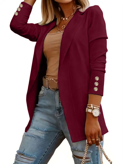 Blazer Élégant Femme Taille Cintrée