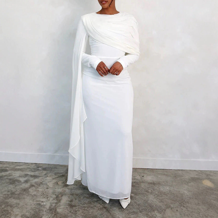 Robe de soirée élégante à manches longues pour femmes