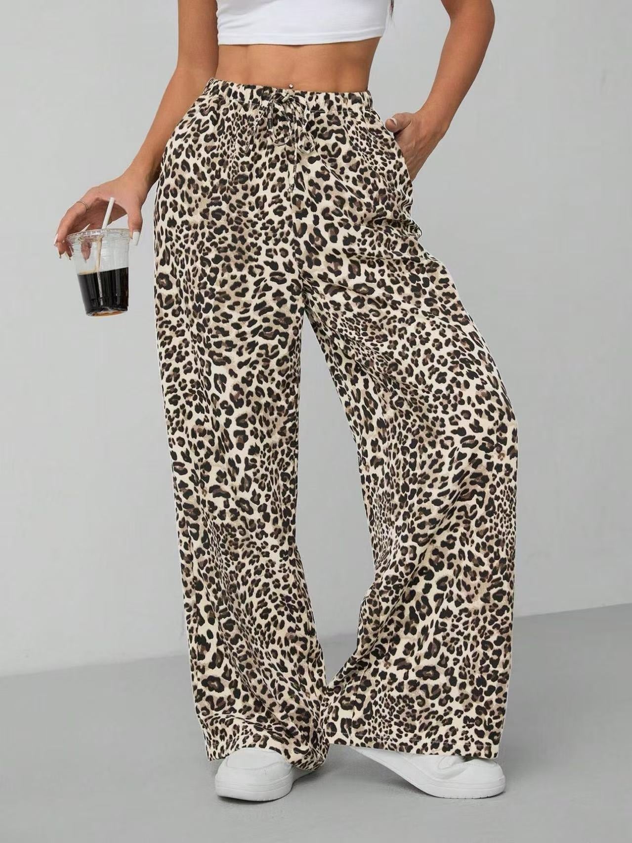 Pantalon femme Imprimé animal Ample Confort Style